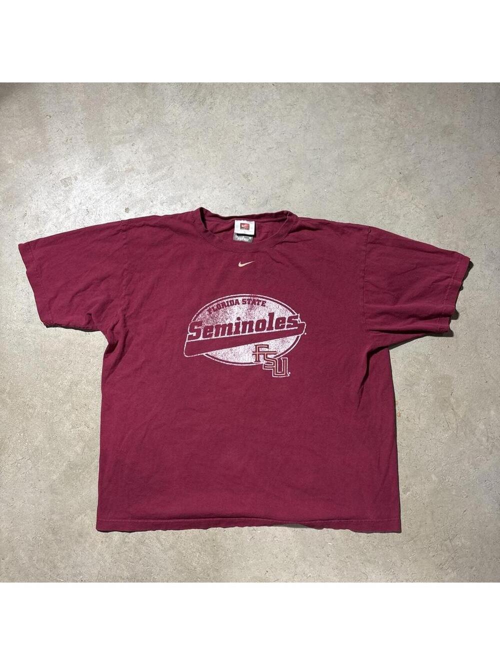 Vintage Y2K Nike Center Swoosh Florida State Seminoles T Shirt Mens M FSU